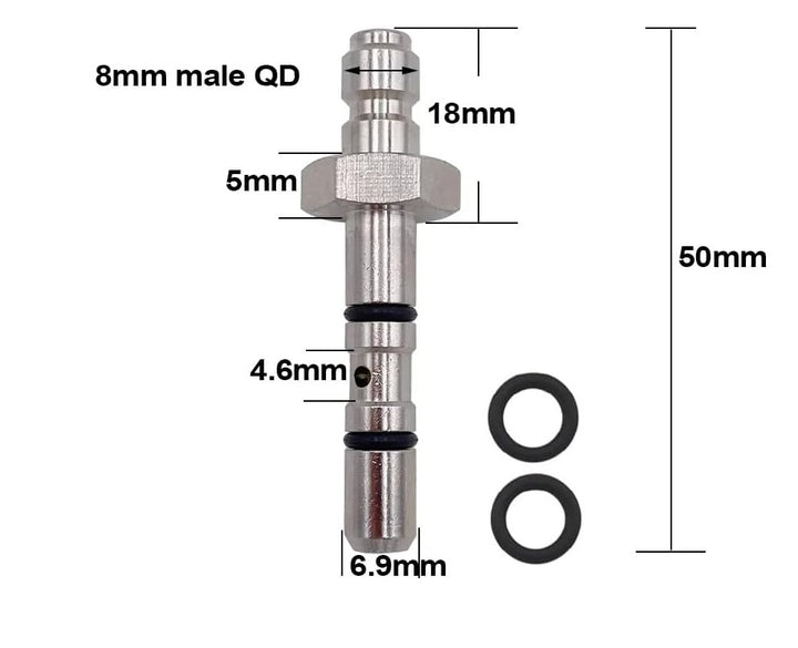 Adaptador PCP Quick Filling Probe 6.9mm para Artemis