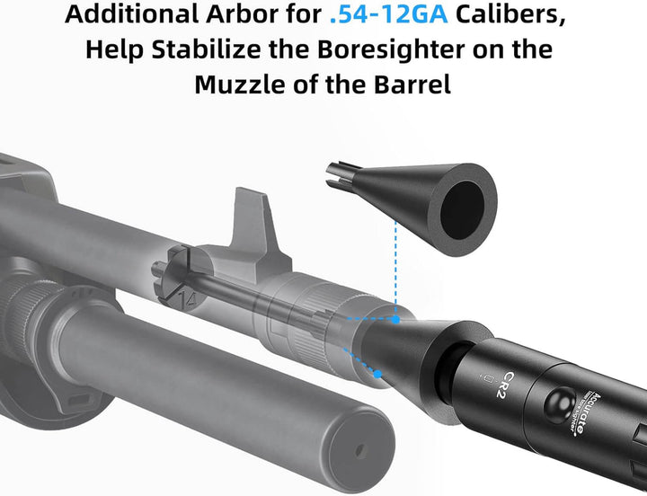 COLIMADOR EZshoot Bore LASER PARA RIFLE Y PISTOLAS Calibre .177 hasta Calibre 12GA