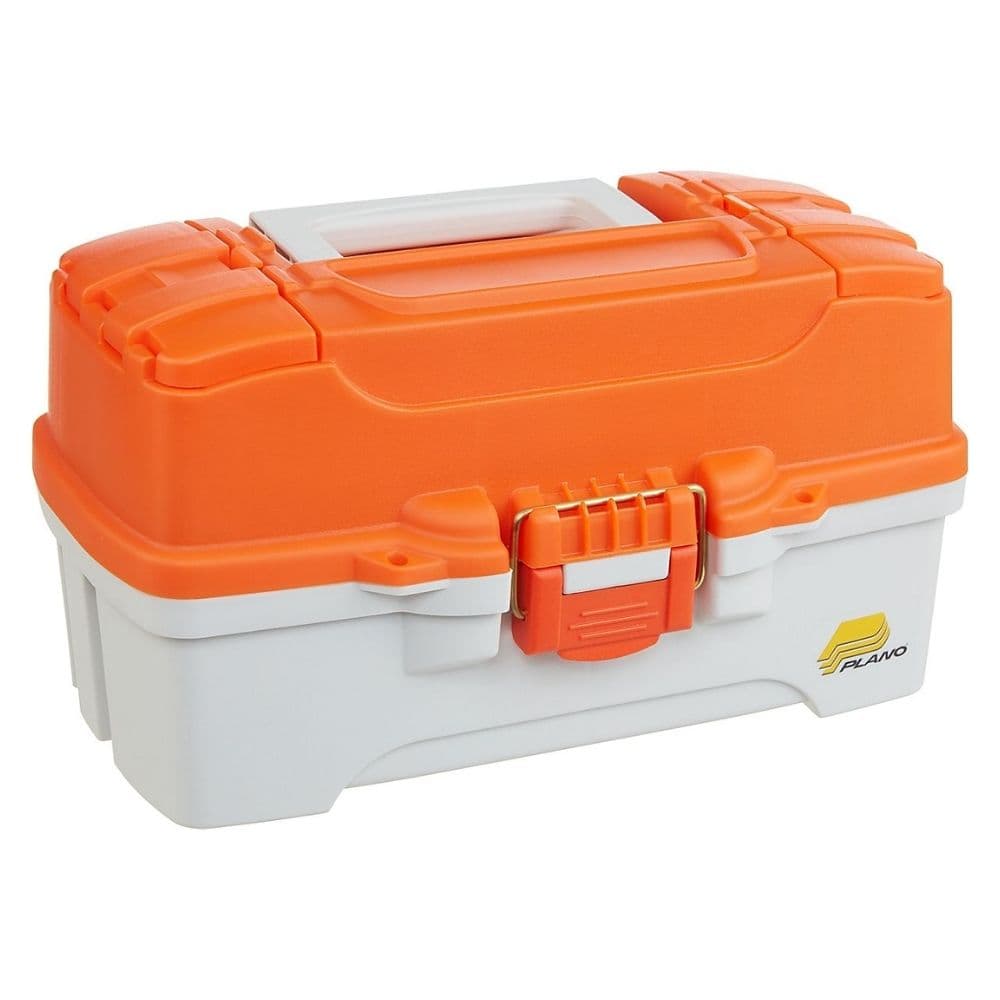 Caja de Pesca Let's Fish Two-Tray Tackle Plano ORANGE/SANDSTONE