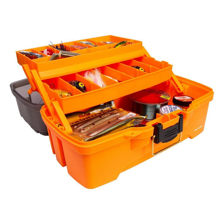 Caja de pesca Two-Tray Tackle Plano ORANGE/SMOKE