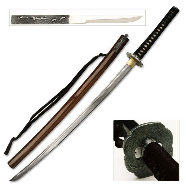 ESPADA KATANA 40.9" SAMURÁI Ten Ryu BLOOD GROOVE