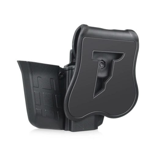 FUNDA CYTAC OWB R-DEFENDER G4 Combo con PORTA CARGADOR GLOCK 19, 19X, 25, 23, 32