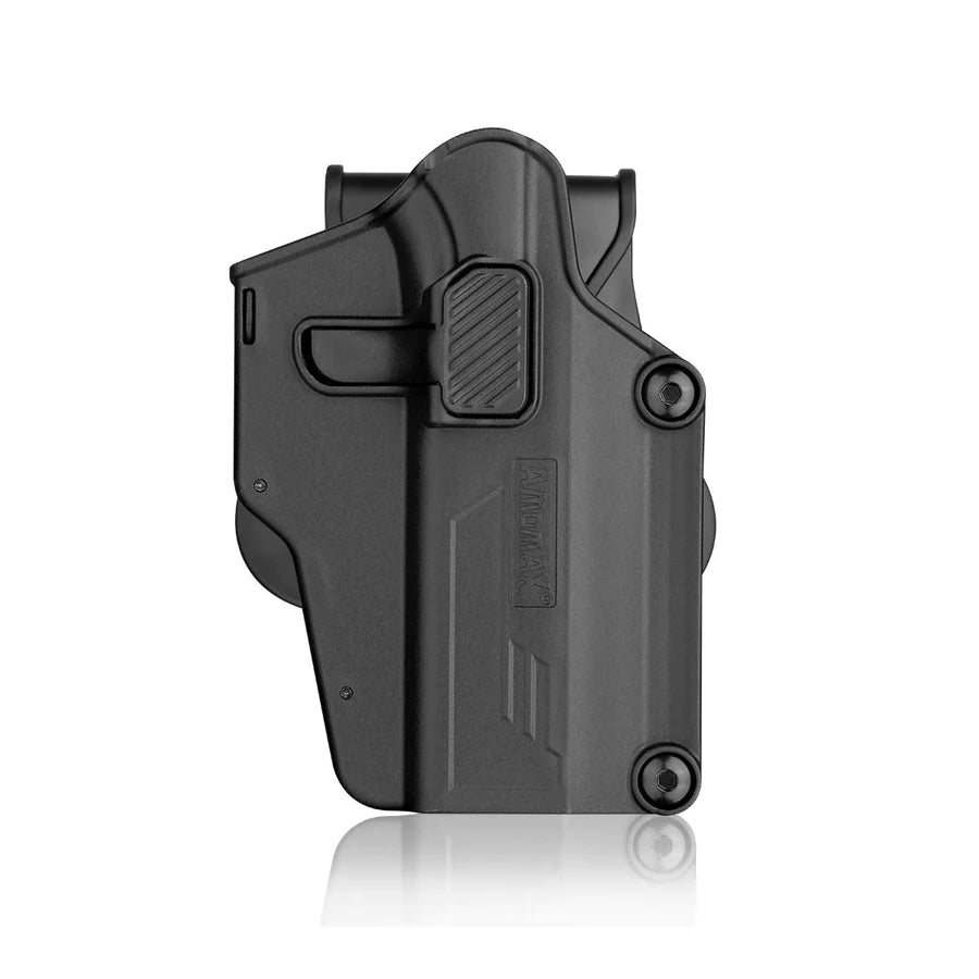 FUNDA PARA PISTOLA DE POLÍMERO AMOMAX UNIVERSAL NEGRA