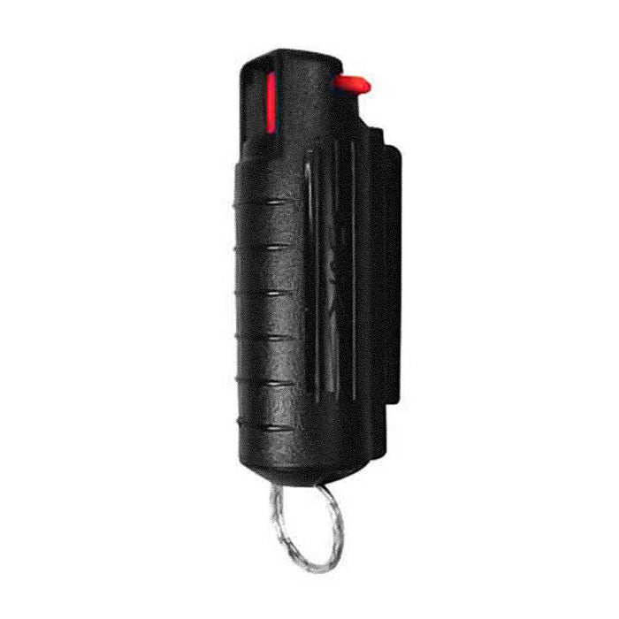 Gas Pimienta o Gas Lacrimogeno para Defensa Personal FUNDA NEGRO-LLAVERO 1/2 OZ