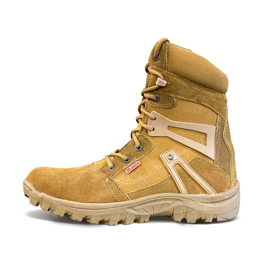 BOTA 30.8 DE COMBATE COYOTE SIDE ZIP SUELA PATA DE PERRO