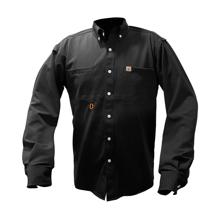 CAMISA TAU SPANISH FISHING M/LARGA NEGRA