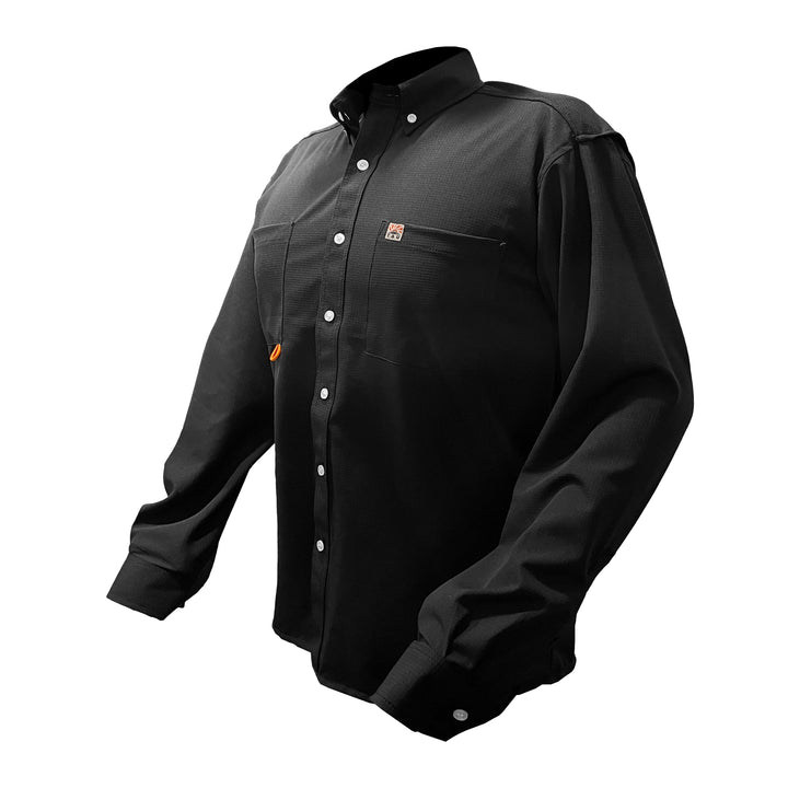 CAMISA TAU SPANISH FISHING M/LARGA NEGRA