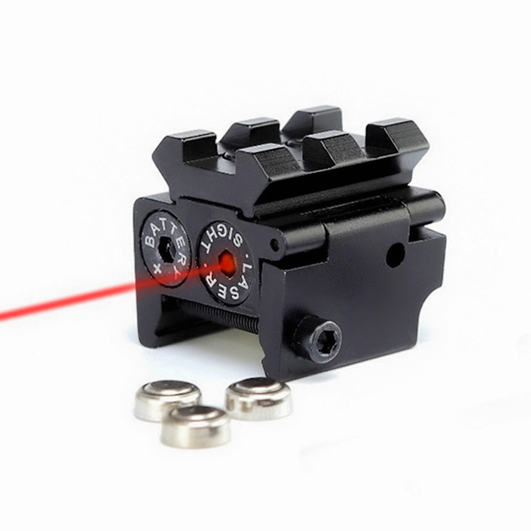 LASER ROJO SUPER COMPACTO PARA ARMA riel 22mm