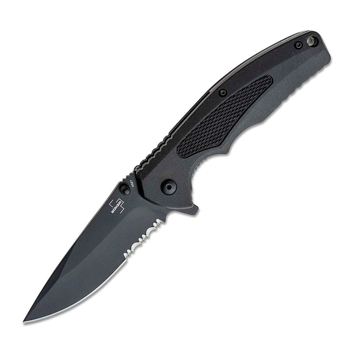 NAVAJA BOKER BP GEMINI NGA ASSISTED BLACK SERRATED