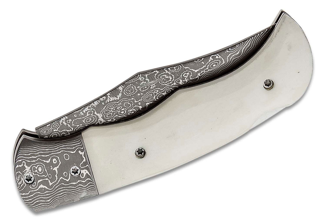 NAVAJA MAGNUM BOKER DAMASCUS BONE