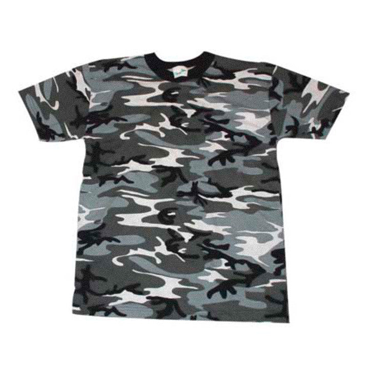 Playera Niño Nieve Camo