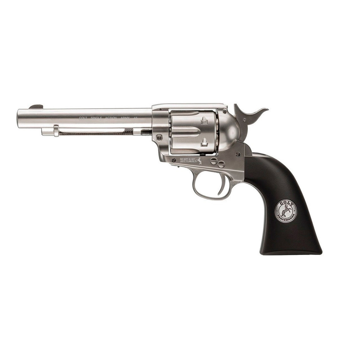 REVOLVER COLT PEACEMAKER NIQUEL CO2 DIABOLOS Cal. .177