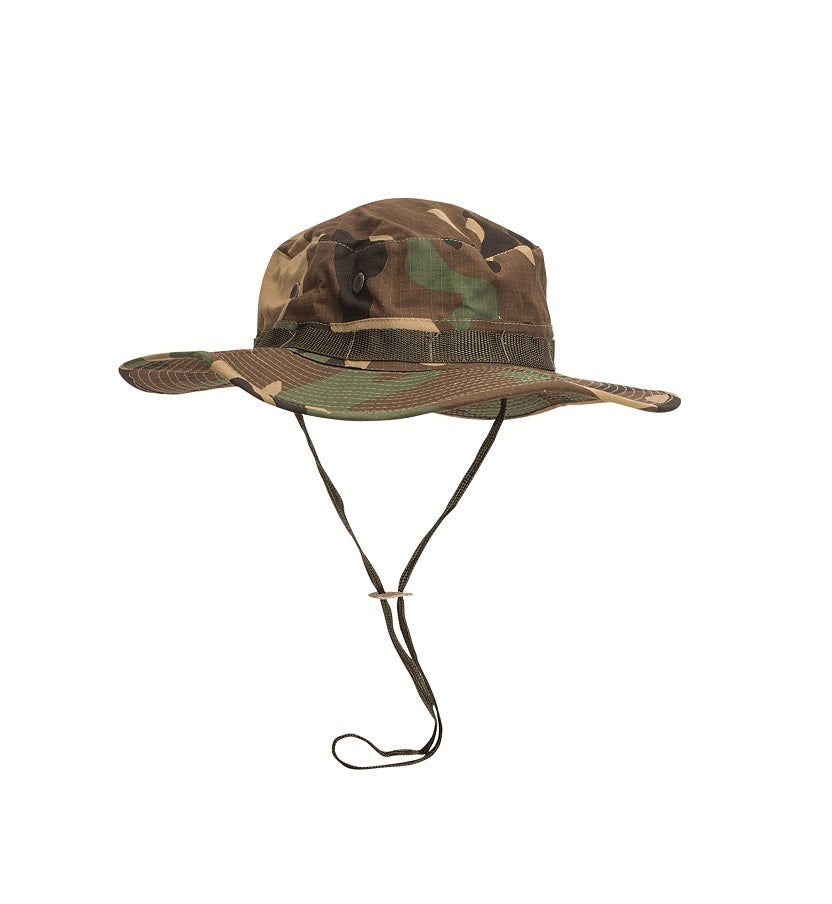 SOMBRERO BOONIE HAT WOODLAND MIL SPEC