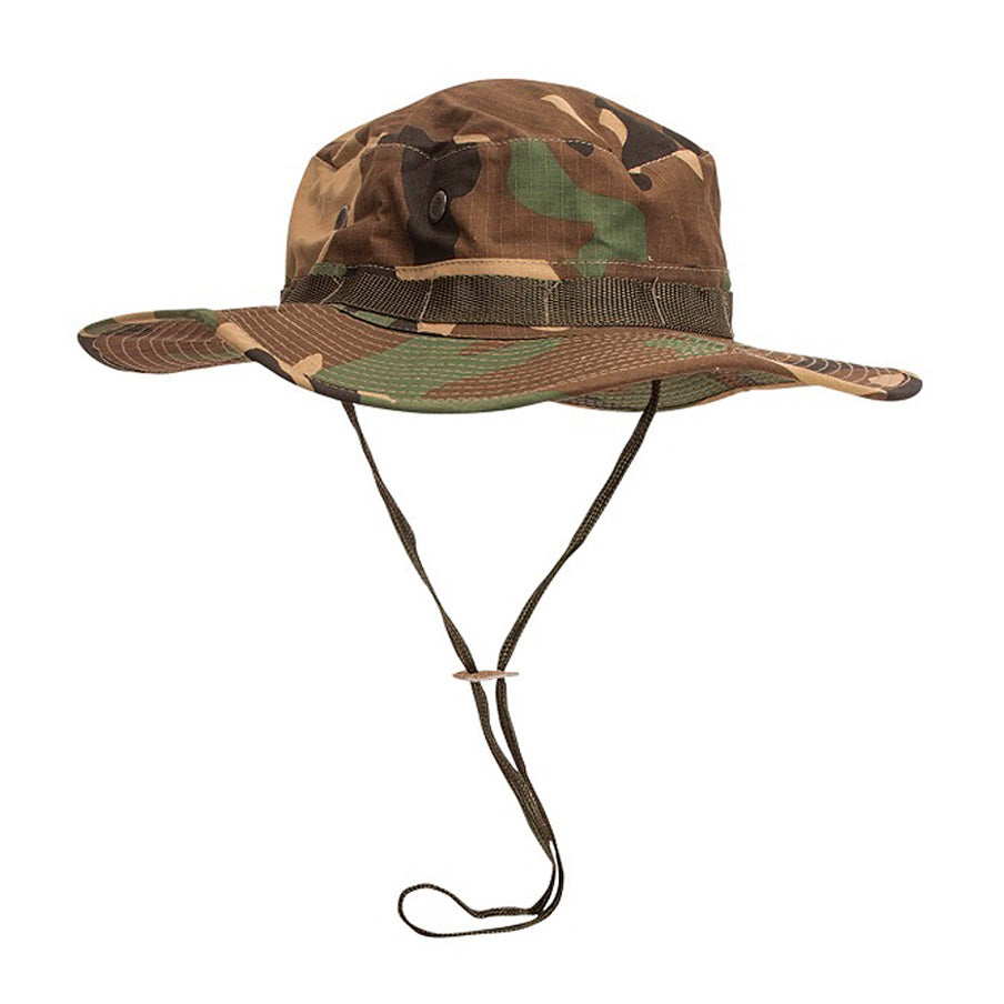 SOMBRERO BOONIE HAT WOODLAND MIL SPEC