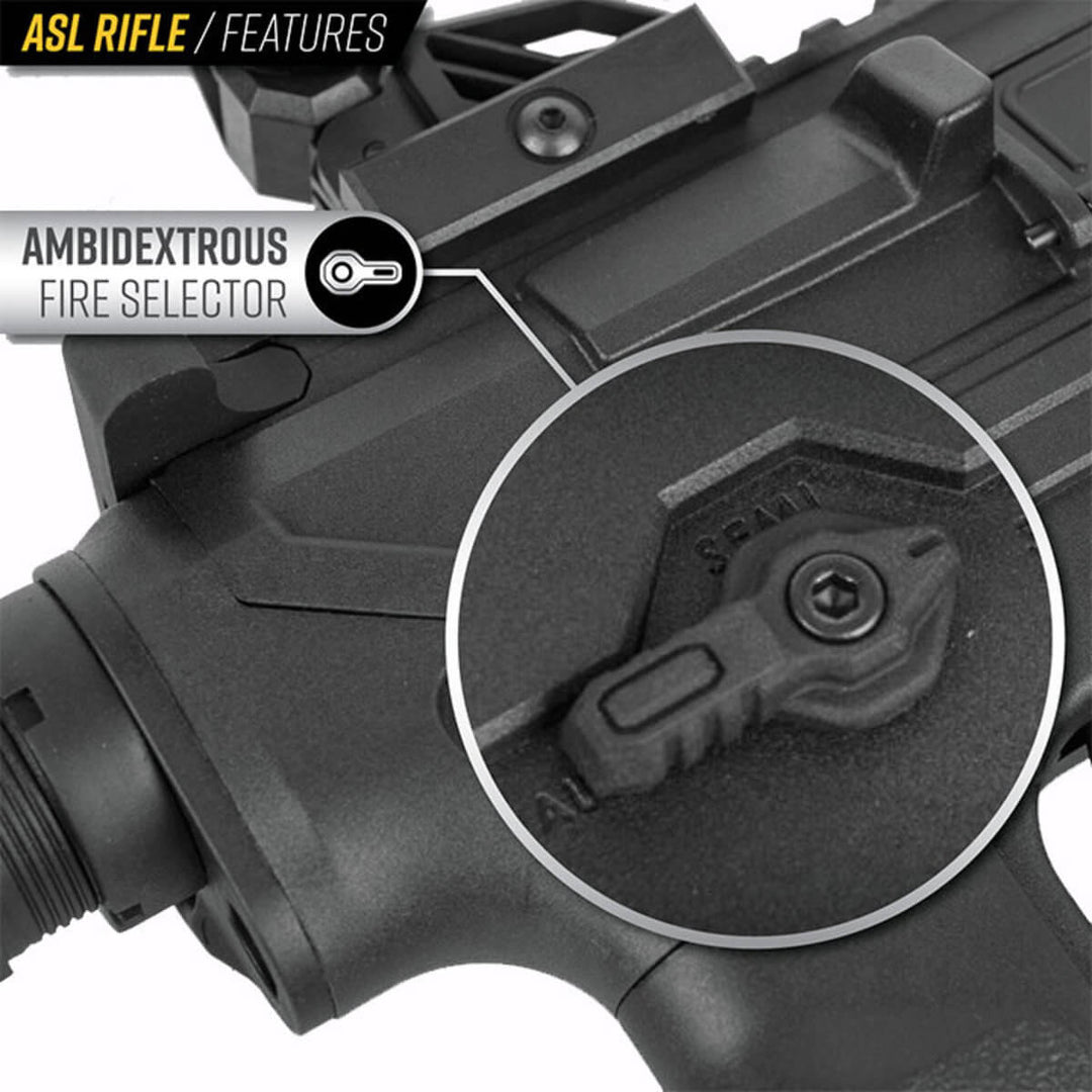 Rifle Valken ASL AEG MOD-L DESERT combo con bateria y cargador