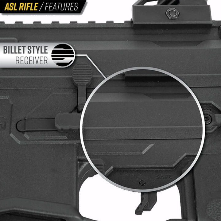 Rifle Valken ASL AEG MOD-L DESERT combo con bateria y cargador