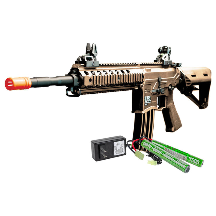 Rifle Valken ASL AEG MOD-L DESERT combo con bateria y cargador