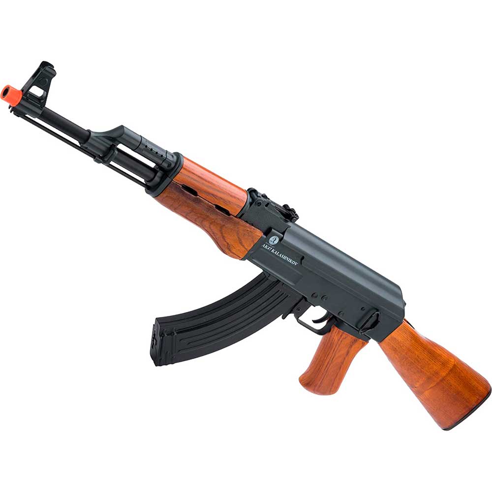 Rifle AK47 Kalashnikov Blowback airsoft combo con cargador y BATERIA