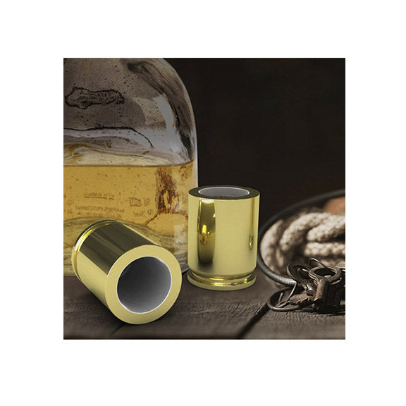 50 CALIBER SHOT GLASSES JUEGO DE 2