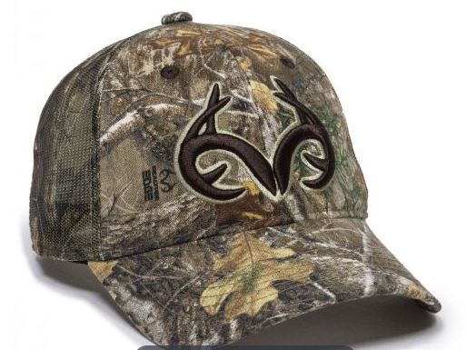 GORRA REALTREE CAMO BORDADO BLANCO