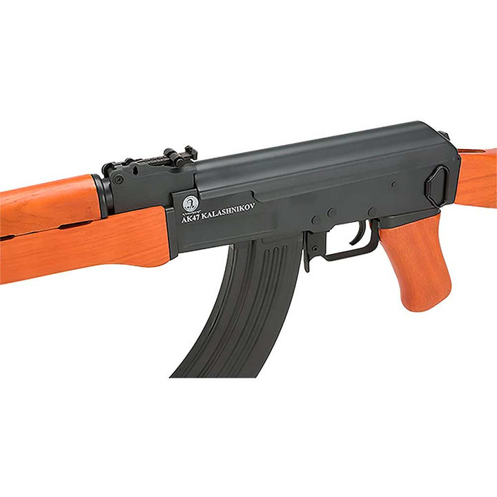 Rifle AK47 Kalashnikov Blowback airsoft combo con cargador y BATERIA