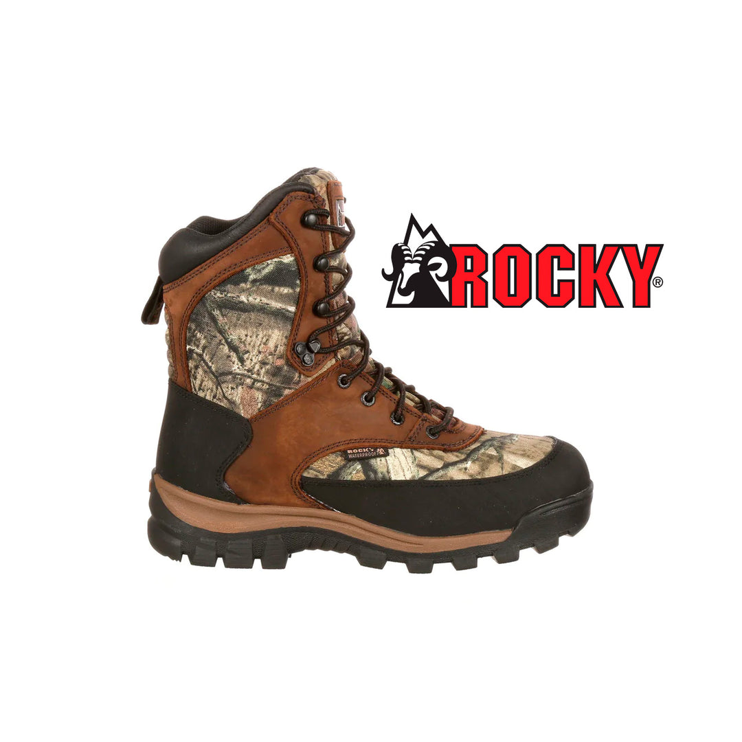 BOTAS ROCKY CORE WATERPROOF 800G BROWN / MOSSY OAK