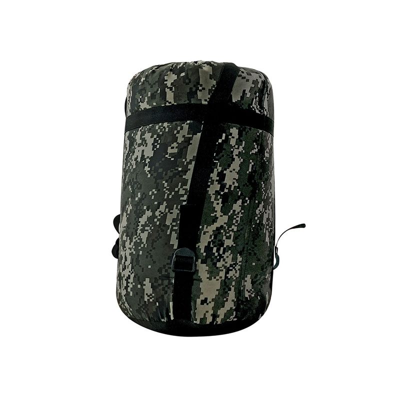 Bolsa para dormir -5°C, Camuflaje 100% poliéster, 190x80 cm