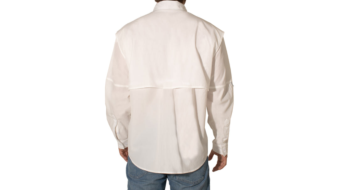 CAMISA FISHING WHITE MANGA LARGA