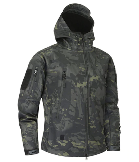 CHAMARRA SHARK BLACK MULTICAM