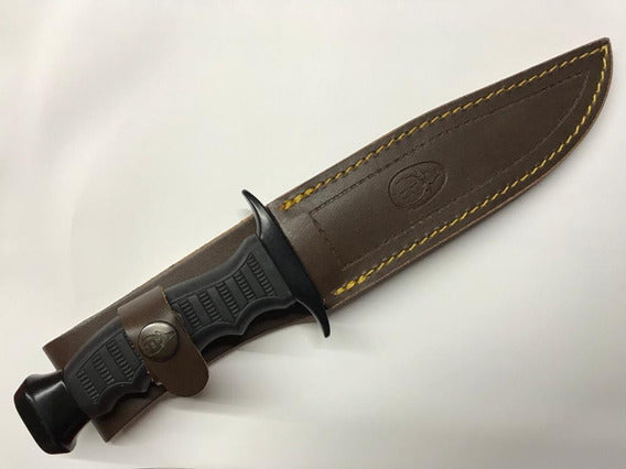 CUCHILLO MUELA DE MONTE TACTICO CON MANGO NEGRO 500915 - El Viajero del Norte