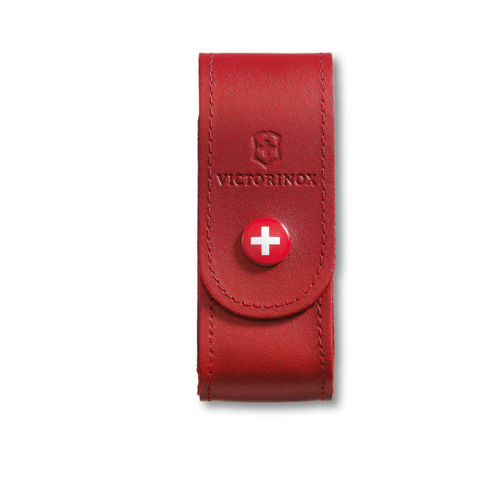 FUNDA CINTURON PIEL ROJA PARA NAVAJAS 91MM