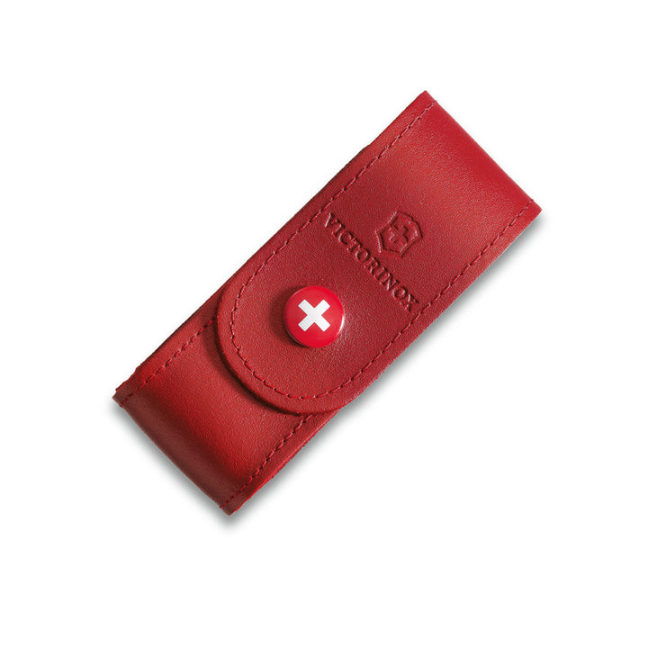 FUNDA CINTURON PIEL ROJA PARA NAVAJAS 91MM