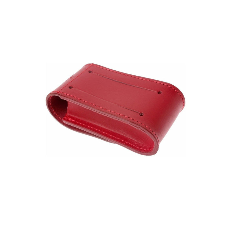 FUNDA CINTURON PIEL ROJA PARA NAVAJAS 91MM