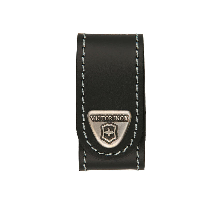 FUNDA PIEL NEGRA VICTORINOX para Minichamp 58mm