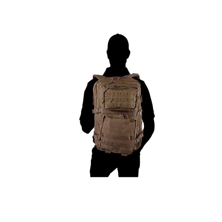 MOCHILA LARGE ASSAULT BLACK RED ROCK