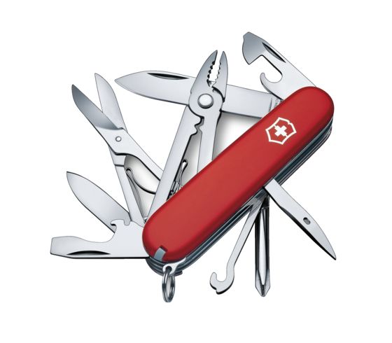 NAVAJA VICTORINOX DELUXE TINKER Color Rojo - El Viajero del Norte