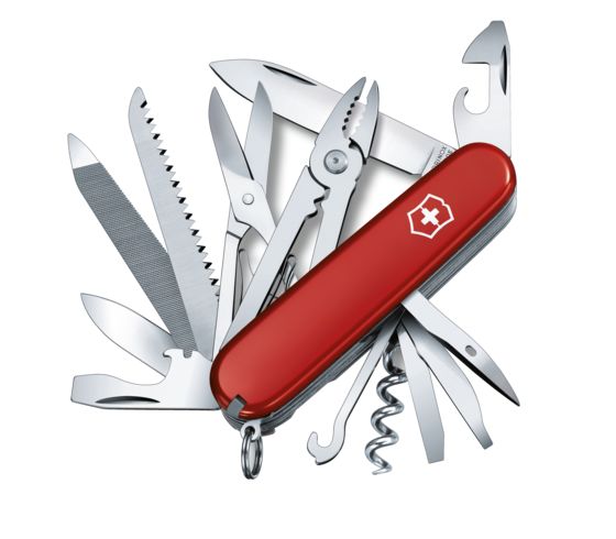 NAVAJA VICTORINOX HANDYMAN Color Rojo Con 24 Funciones - El Viajero del Norte